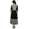 thumbnail image 4 of Bimba Women Anarkali Printed Kurta Long Kurti 3/4 Sleeves Blouse, 4 of 8