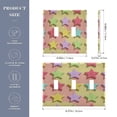 thumbnail image 3 of 3d Pastel Cute Stars Light Switch Cover Electrical Outlet Cover Replaceable Wall Plates 2-Gang, 3 of 8