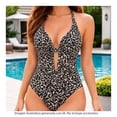 thumbnail image 4 of Traje de baño Ocean Pacific para Mujer Tirantes Nudo Multicolor Talla EG, 4 of 4