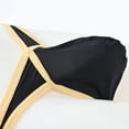 thumbnail image 4 of TANBOM Men's Nylon Sexy Thong Underwear Precise Coverage Bulge Pouch Breathable Comfortable Black L, 4 of 6