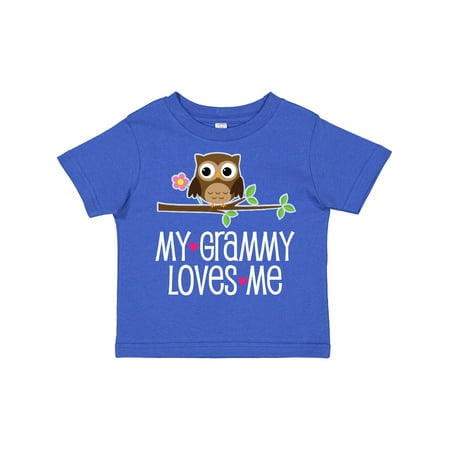 

Inktastic My Grammy Loves Me Owl Girls Toddler T-Shirt