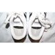 thumbnail image 5 of Ad-id-as mens 5.5 white with black stripes shoes cloudfoam, 5 of 6