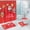 C C, variant on AuroraX Christmas Shower Curtain Set,72x72 Inch Waterproof Washable Red Bathroom Curtain with 3 Floor Mats,Home Farmhouse Christmas Bathroom Decor