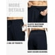 thumbnail image 5 of Pantalones TBMPOY para hombre, viajes, senderismo, secado rápido, cortavientos, 3XL, azul marino, 5 of 7