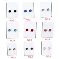 thumbnail image 4 of Guardurnaity 5 pares de pendientes falsos con clip magnético para hombre y mujer Ropa, zapatos y accesorios Miscelánea rojo brillante, 4 of 6