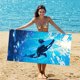 thumbnail image 1 of Europe And The United States Beach Towel Bag Portable Storage Backpack Printed Towel Bath Towel, 1 of 6