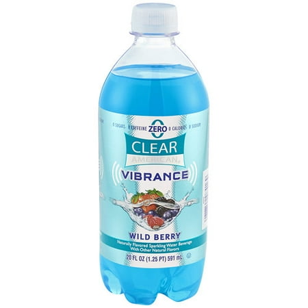 Clear American Vibrance Wild Berry Sparkling Water, 20 Fl. Oz.