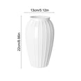 thumbnail image 3 of Leodye 1PCS Non Fragile Plastic Decorative Flower Vase Lightweight Desktop Ornament for Home Bedroom Living Room Wedding Party Floral Display -8.66 * 5.12 * 5.12in, 3 of 6