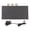 Black - EU Plug, variant on NFTIGB 1x2 SDI Splitter Distribution Amplifier, 1 in 2 Out Video Converter for 3G/HD/SD-SDI 1080P Security Monitoring System, EU Plug (100-240V) Aluminum Shell - 6.3 inch / 16 cm