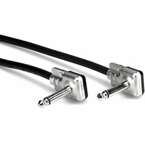 Hosa Pro HGFP-001.5 Guitar Pedalboard Patch Cable - Right Angle to Right Angle - 1.5 foot
