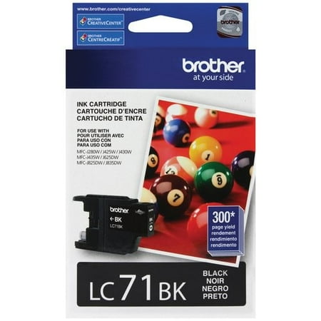 - Brother Innobella Black Standard Yield Inkjet Cartridge (LC71BK)