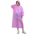thumbnail image 2 of SPRING PARK Raincoat Waterproof Rain Jacket Outdoor Womens Mens Hooded Drawstring Long Coat Unisex, 2 of 7