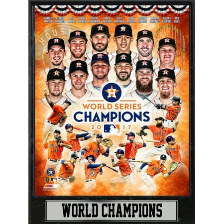 Houston Astros Sign - 9x12 Plaque - 2017 World Series Champions Houston Astros
