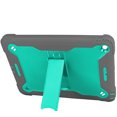 thumbnail image 2 of KIQ iPad 9.7 Case 5th 6th Gen, Heavy Duty Shockproof Protection Kick Stand for Apple iPad 2017 5th / iPad 2018 6th (Guardian Lime Green Dark Blue), 2 of 6