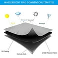 thumbnail image 2 of fastboy Sandbox Cover Square Waterproof Raninproof Sun Protection Folding Outdoor Garden Pool Sandpit Toys Canopy Accessories Green 200x200cm, 2 of 7