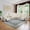 Off White, variant on Dark Breathable Semi PU Leather Living Room Left Side Recliner Multifunctional Sofa Set with LED
