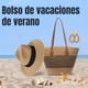 thumbnail image 2 of Bolsa tote bolsa de viaje bolsa playa Bolsos de dama color rayas negras finas, 2 of 4