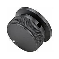 ULTNICE Guitar Volume Knob Metal Black for Instrument Upgrades 1Pack