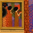 thumbnail image 2 of 3S Brother's World Classic Art Masterpiece Curtain Series Vittorio Zecchin - The Thousand & One Night of the Princesses Room Darkening Décor 2 Curtain Panels Made in Turkey - Each Panel (52"Wx108"L), 2 of 6