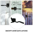 thumbnail image 2 of Miangastore 5Pack Black Garden Gate Lock for Outdoor Side Doors Safety, 2 of 9
