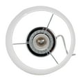 thumbnail image 6 of Sagebrook Home Modern Set Of 2 Crystal 19" Faceted Table Lamp, Silver, Orb - 10" x 10" x 19", 6 of 10
