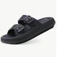 thumbnail image 1 of Weweya Sandals For Women And Men - Pillow Slippers - Double Buckle Adjustable Slides - Eva Flat Sandals, 1 of 5