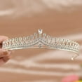 thumbnail image 4 of Yoyauz Women's Gold Crown Crystal Princess Tiara Crystal Queen's Crown Wedding, Bridal Hair Ornament Birthday Prom, Beauty Pageant Party  Barmitzvah Rite of Passage, Photo Props, 4 of 5