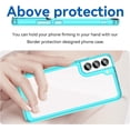 thumbnail image 2 of Case for Samsung Galaxy S23 Plus Phone Case Slim Dropproof [Defend from Drop/Scratch/Slip/Fingerprint] Clear Acrylic Hard Back Soft TPU Bumper Hybrid Phone Cover for Samsung S23 Plus-Crystal Blue, 2 of 16