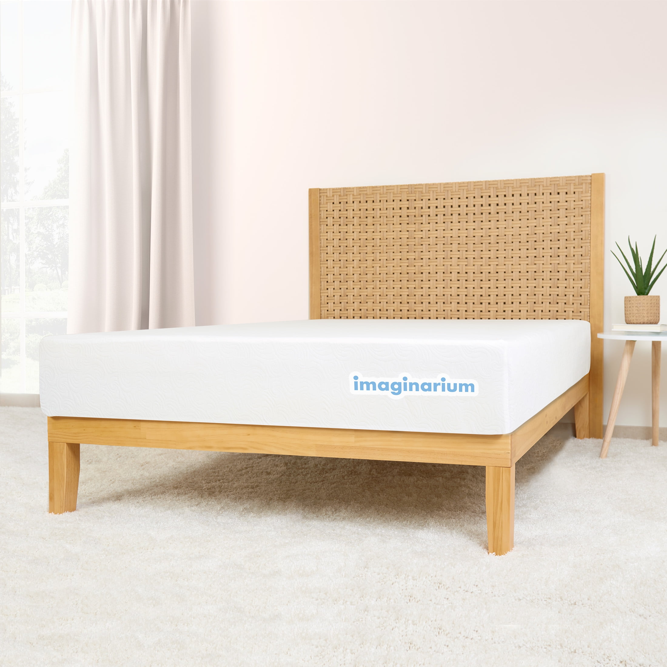 Imaginarium 10" Hybrid of Memory Foam and Coils Mattress with Antimicrobial Treated Cover, Full