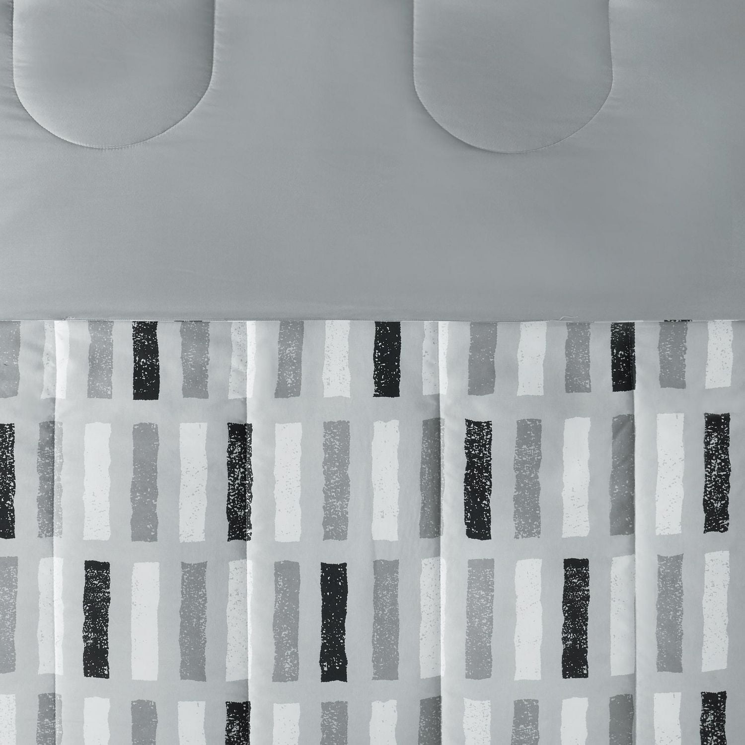 Mainstays Printed Reversible Microfiber Comforter, 1 piece