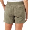 thumbnail image 2 of Briggs Ladies' Linen Blend Short(Green,XS), 2 of 3