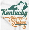 thumbnail image 2 of Kentucky Horse Race Souvenir KY Map Unisex Fleece Graphic Zip Up Hoodie Brisco Brands 2X, 2 of 5