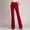Red, variant on BKQCNKM Flare Leggings Flare Leggings For Women Women Pockets High Waist Solid Straight Leg Pants Long Trousers Flared Pants Flared Leggings Blue XL