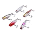 thumbnail image 2 of Señuelos Popper, 5 uds., 4,5 cm/3,5g, señuelos de pesca, señuelos de pesca, señuelos Popper de superficie, los mejores de su clase, 2 of 8