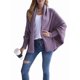 thumbnail image 2 of para Mujer: Suéter Holgado de Punto con de Murciélago y Gran Tamaño. Púrpura Talla Única, 2 of 10