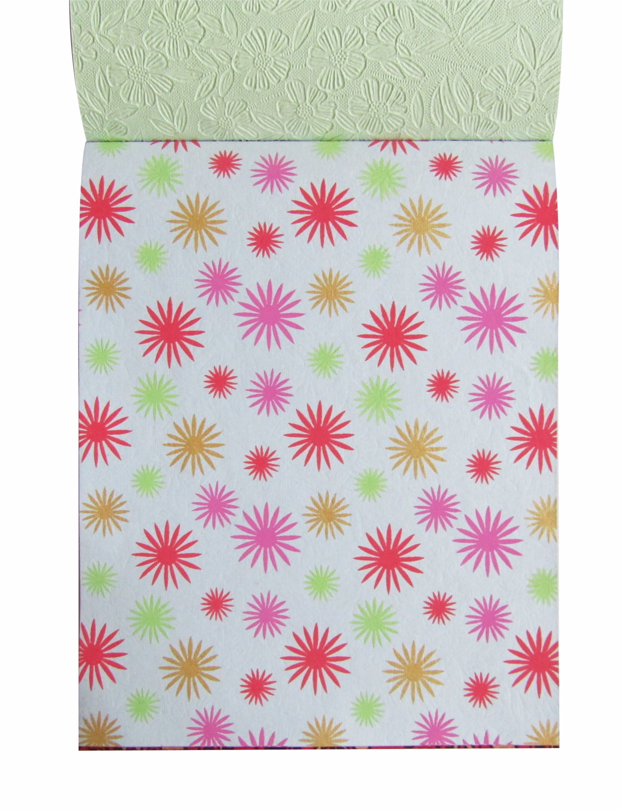 Paperhues Spring-Summer Decorative Handmade Scrapbook Paper 8.5x11" Pad, 40 Sheets.