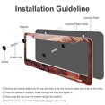 thumbnail image 4 of 2 PCS Old Pickup Truck With Love License Plate Frame Love Heart Holiday Decorations Auto Car Accessories Tag Metal 2 Holes Funny Cute for USA Canada Vehicles, 4 of 6
