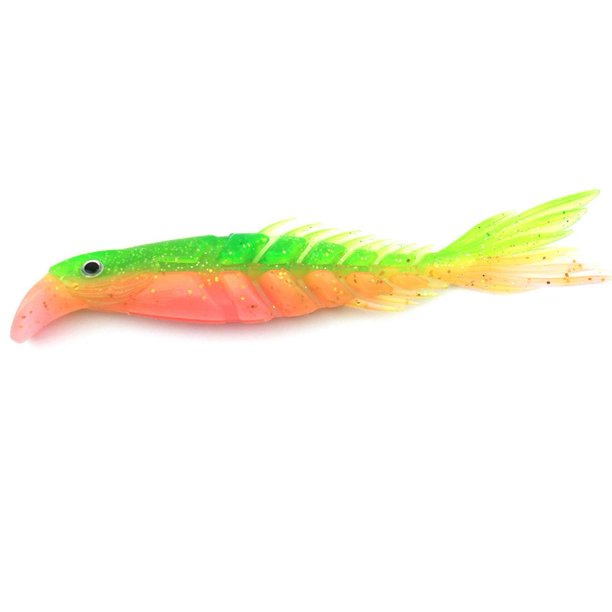 Cebos de 15 cm/18,5 g, anzuelos, cebos blandos con nudos de PVC para aparejos de pesca (A) Ehuebsd Para Estrenar