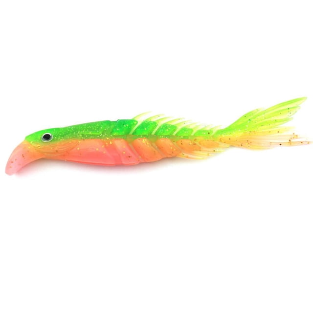 Cebos de 15 cm/18,5 g, anzuelos, cebos blandos con nudos de PVC para aparejos de pesca (A) Tmvgtek Para Estrenar