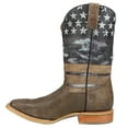 thumbnail image 3 of Tin Haul Mens Freedom Patriotic Square Toe Pull On Cowboy  Mid Calf Boots, 3 of 5