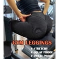 thumbnail image 5 of COMFREE Women High Waisted Yoga Pants Workout Butt Lifting Scrunch Booty Leggings Tummy Control Anti Cellulite Textured Tights, 5 of 6