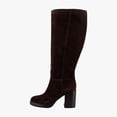 thumbnail image 2 of Vince Camuto Gibi Wide Calf Women's Boots Brownie Suede Size 12 M, 2 of 8