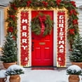 thumbnail image 2 of Christmas Hanging Porch Signs Banner with LED String Light Door Banner Xmas Banner for Indoor Outdoor Home Garage Wall Holiday Party Decorations, 2 of 6
