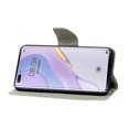 thumbnail image 5 of Para Huawei Nova 7 Pro Funda de cuero con tapa horizontal con dibujo coloreado con soporte, ranura para tarjeta y billetera (gato de chaqueta de plumón), 5 of 5