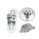 thumbnail image 2 of Cabezal de pegamento Rawiri 80N, puntal de resorte neumático para puerta de armario de cocina, bisagra de tapa cerrada, soporte de tapa hacia abajo, soporte de elevación de seguridad, 2 of 7