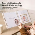 thumbnail image 3 of AdventureLand First 5 Years Baby Memory Book - 90-Page Hardcover Milestone Keepsake, Fan Favorite Baby Shower Gift for New Parents, 3 of 5