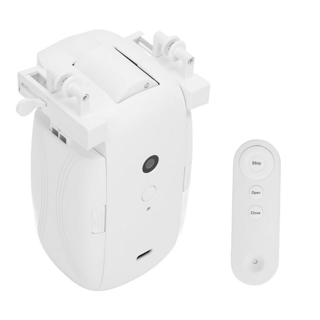 Ouvre-rideau Automatique, Moteur de Rideau Intelligent Charge Type C Silencieux avec Télécommande pour Salon pour Rail en U