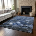 thumbnail image 6 of Addison Rugs Mayfield Washable Transitional Floral Blue Rectangle Rug, 9' x 12', 6 of 6