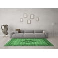 thumbnail image 3 of Ahgly Company Indoor Square Medallion Emerald Green Traditional Area Rugs, 6' Square, 3 of 4