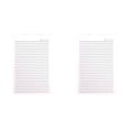 thumbnail image 3 of CoreLiving Lined Paper Notebook, Transparent Hardcover Grid Journal with 100 GSM Thick Paper for Engineering and Math Calculations, 40 Sheets, 80 Pages, 2 Pack, 3 of 6